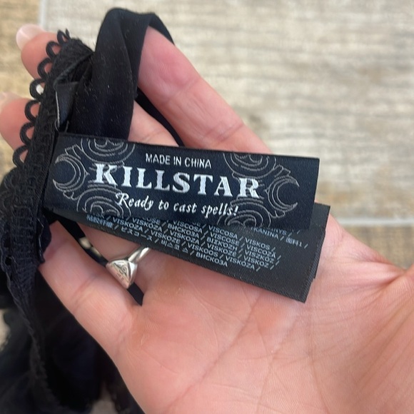 NWT Killstar Womens Green Plaid Autumn Lights Bra Size L - Picture 5 of 8